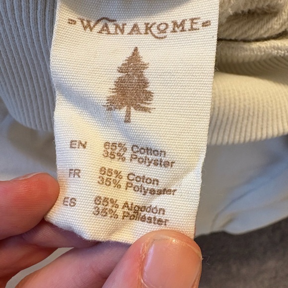 Wanakome Blue and Orange Cowl Neck Hoodie Size Medium - Picture 8 of 9